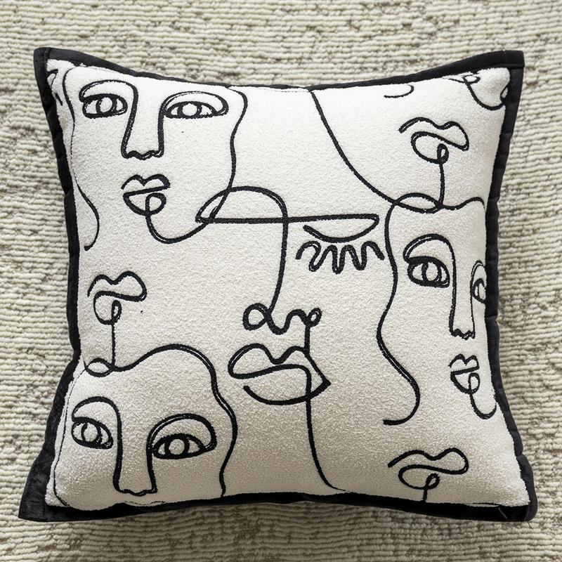 

Классический бамбуковый роскошный шенилловый жаккардовый плед наволочка декоративная подушка чехол 45x45 см средневековый стиль домашний декор