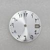 28.5mm Watch Dial for Watch Watch Movement Elegant Arabic Numerals Watch Dial Replacement for Watchmakers