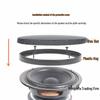 4", 5", 6.5" Car Speaker Grille & Decorative Ring Set with Mesh Cover