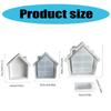 Decorative House Shape Silicone Molds Resin Crafting Tool Silicone Ornament Moulds Silicone Texture Perfect for Crafting