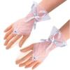 2lots Soft and Breathable Lace Gloves Sunscreen Lolitas Mittens Driving Gloves for Evening Gowns and Daily Wear