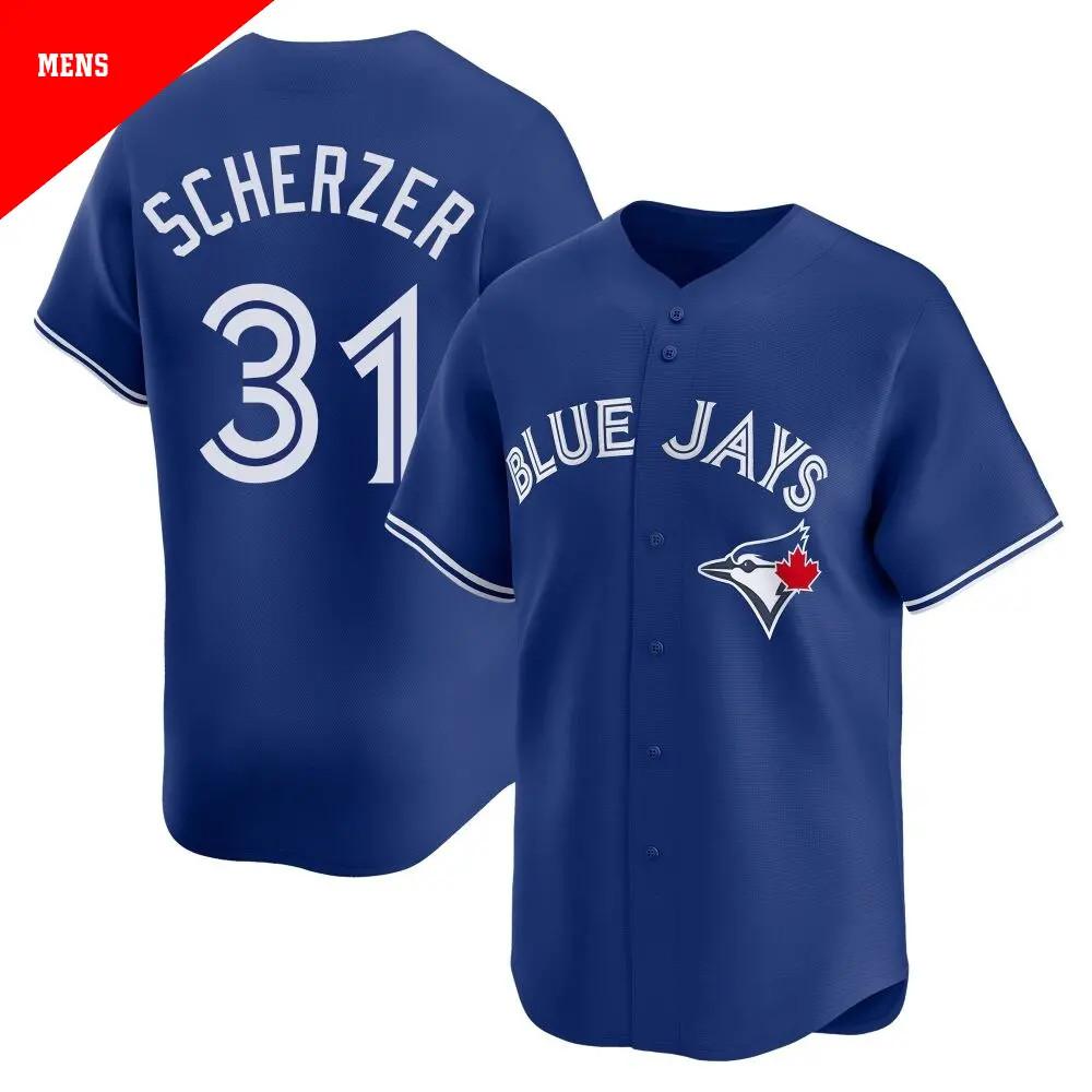 Mens 31 Max Scherzer To..ro.n.to Blue J..ays Royal LI2054