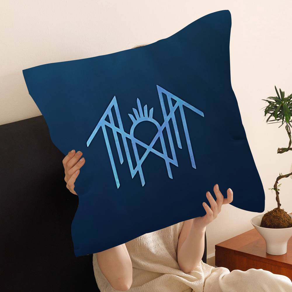 Подушка с принтом рок-группы Sleep Rock Band, чехол для подушки, чехол для диванной подушки, украшение для дома, подарок ребенку 30x30cm