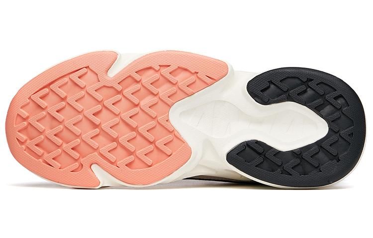 Women's Sneakers ANTA Chunky Sneakers Women's Low-top Black/Lotus Gray/Ivory White