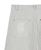 Dandel Dd Reverse Stripe Pin-Tuck Cargo Pants (Grey)