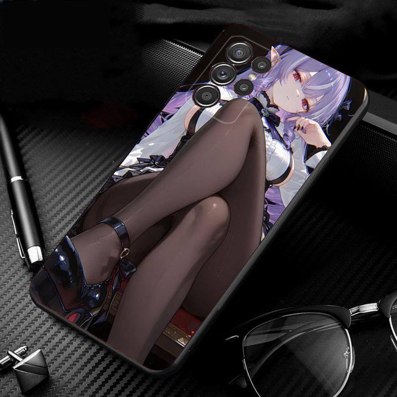 Phone Case For Samsung Galaxy S26 Plus Edge S25 S24 S23 S22 Ultra S23 S22 S25 Plus S24 FE Anime Girl