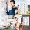 2Pcs/Set Kids Erasable Chore Chart 10 Sliding Buttons Magnetic Stickers Wall Mounted Routine Checklist Task Planning Board Pen