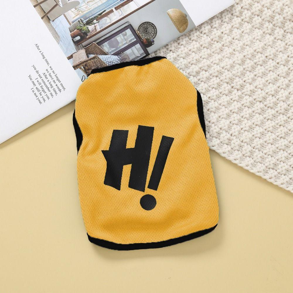 Polyester Cat Sleeveless Vest Breathable Pet Print Vest Cat Apparel Dog T-shirt  for Dogs Puppy