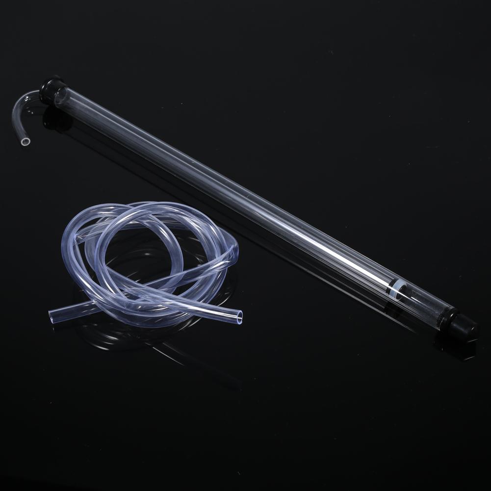 Car Siphon , 17.3 Inch Car Siphon Racking Cane for Beer Wine Bucket Carboy Bottle with Plastic Hose