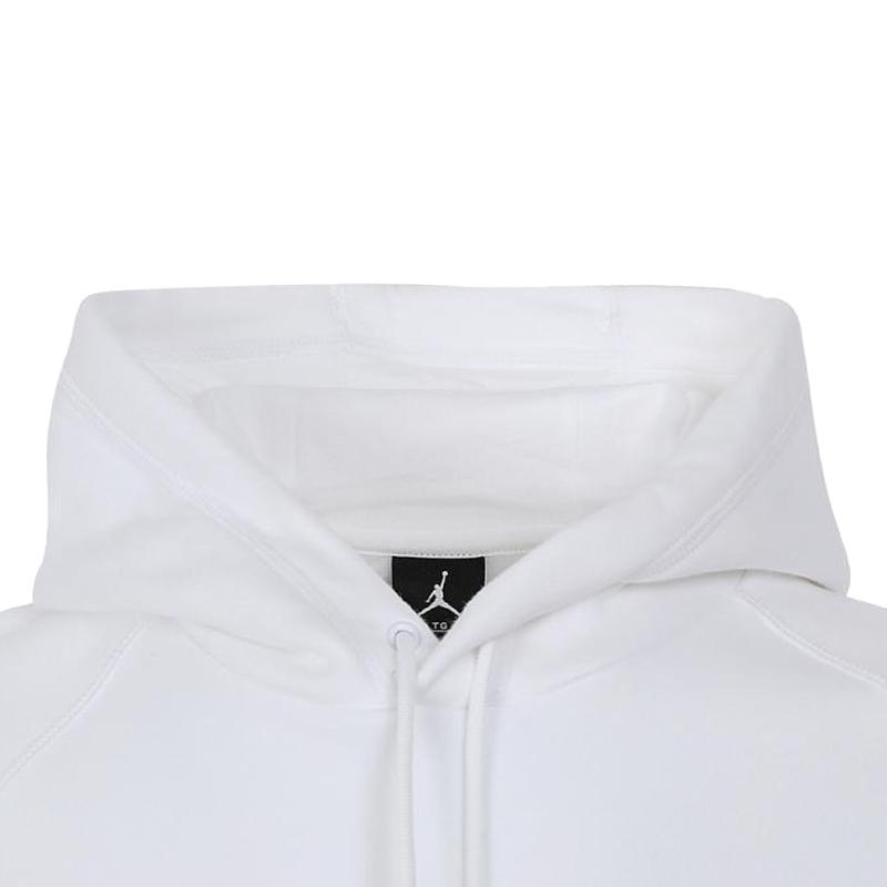 Jordan Logo Sports Casual Pullover Long Sleeve Sweatshirt Men sweatshirt White AQ1209-100