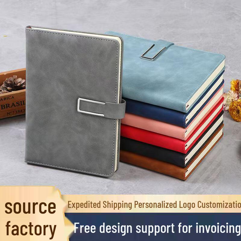 A5 Business Custom Logo Magnetic Notepad Diary Set