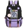 Katseye K-Pop Girl Group Print School Backpack for Students Daily Commute 1216-2, Lightweight Water-Resistant Large Capacity Bookbag