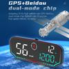 Head Up Display, Universal Head Up Display GPS Speedometer with 5 Inch LED Display Speed Compass Altitude Fatigue