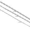 304 Stainless Steel Oval Chain 18k PVD Gold Plated 1.3mm 1.9mm 2.3mm Chain for Diy Necklace Jewelry Accessories