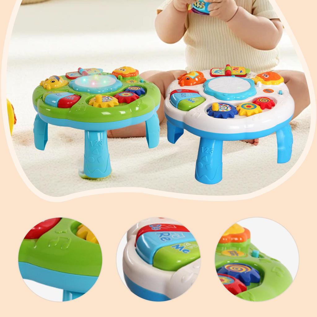 Baby Activity Table Educational Toy Early Development with Light Interactive
