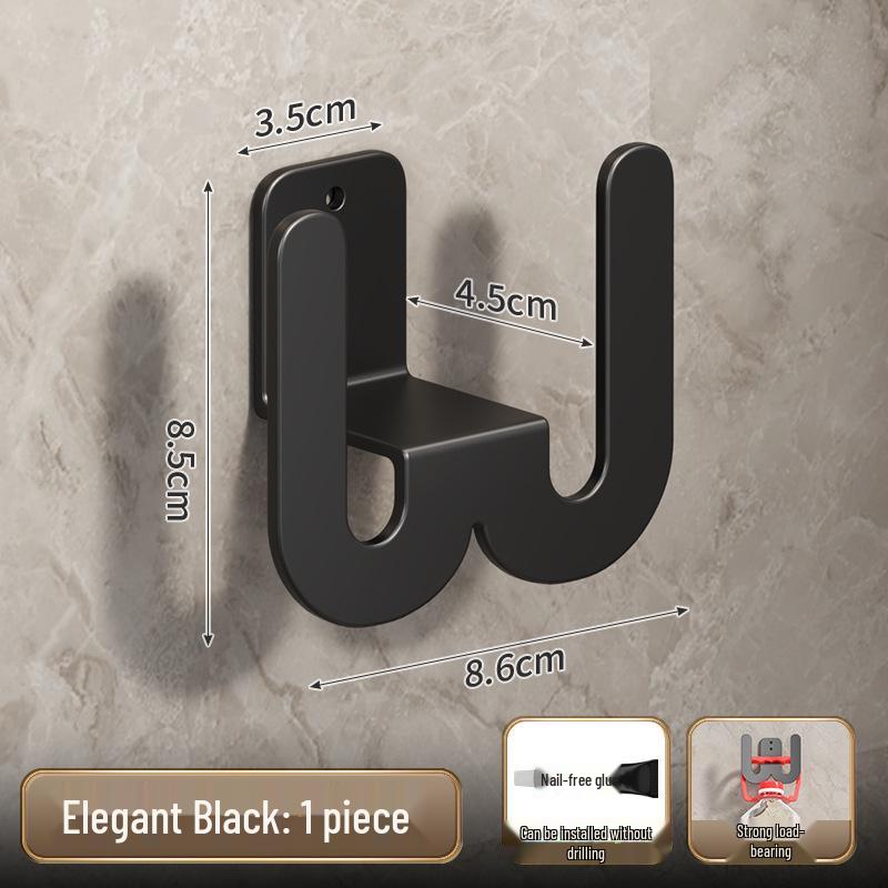 

Wall-Mounted No-Punch Bathroom Shoe & Slipper Draining Rack