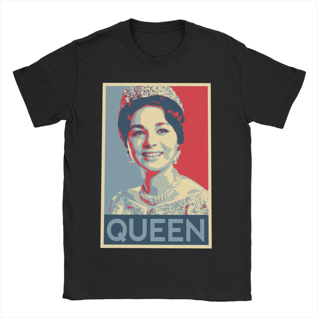 King Pahlavi T Shirts Unisex Unisexs Cotton Funny Tshirt Round Collar Tees Short Sleeve Clothes Party