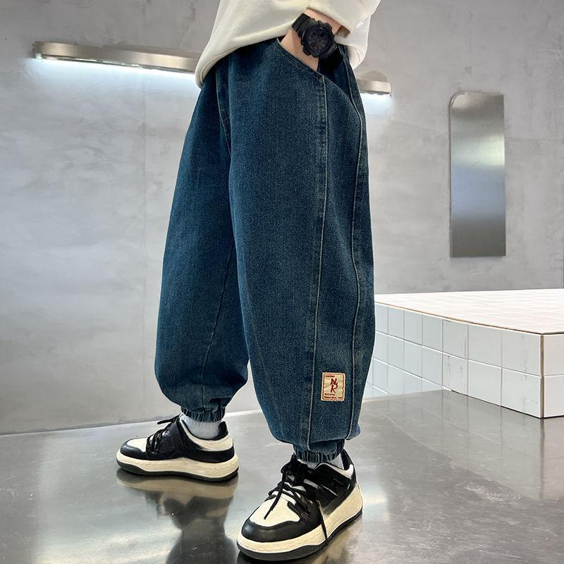 Children's Clothing Boys' Jeans Autumn and Winter Pants Children's Jeans and Pants Trend
