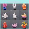 Colorful Resin Coral Ornament For Aquariums And Fish Tanks