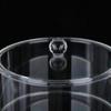Display Box Case Transparent Multipurpose Cylindrical Organizer Storage for Bedroom