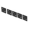 5Pcs   End   Double Slots Aluminum Alloy Cover Plate for Industrial  S Fixing