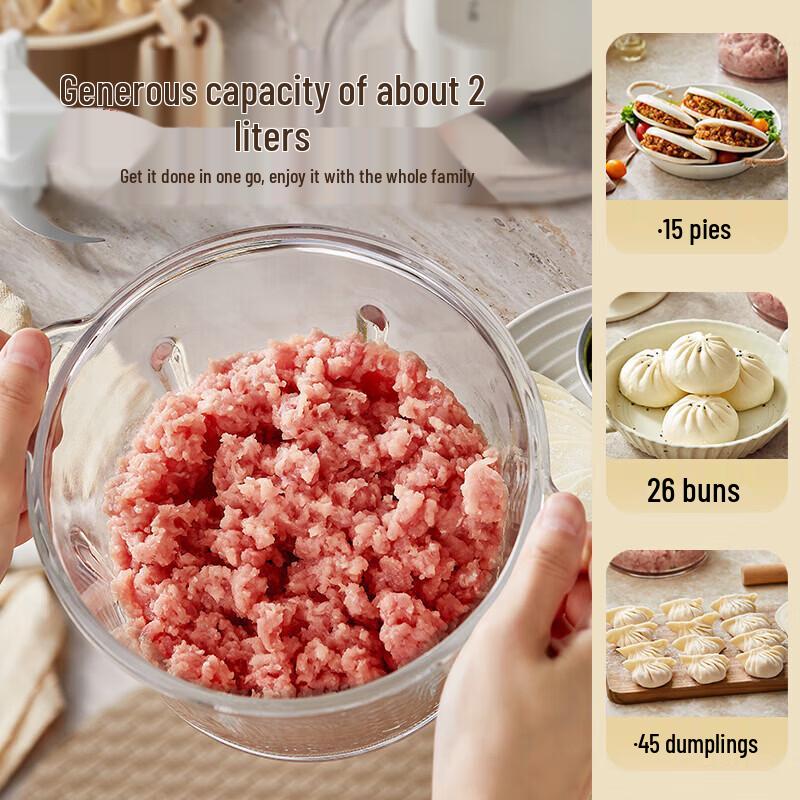 Bear Electric Meat Grinder 2L CN plug (adapter included)