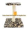 Small Sisal Cat Tree with Scratching Board and Toys