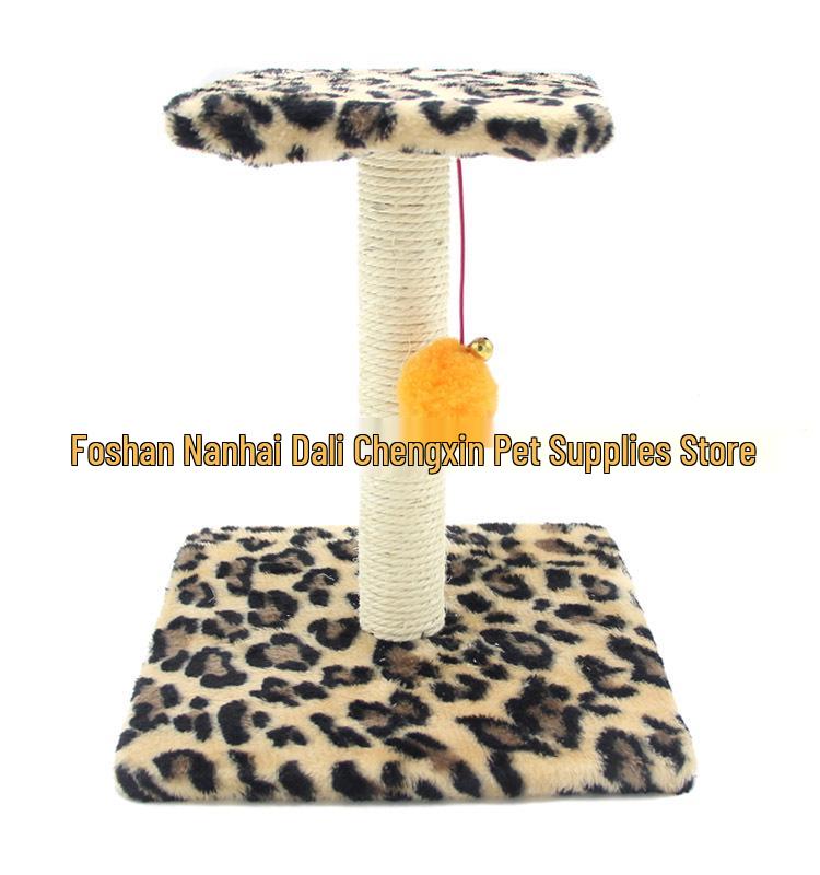 Small Sisal Cat Tree with Scratching Board and Toys