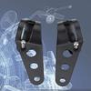 KIMISS Fork Headlight Mounting Bracket, 35-43mm Motorcycle Headlight Mount Bracket Fork Tube Clamp Kit Black for Chopper Cafe Racer