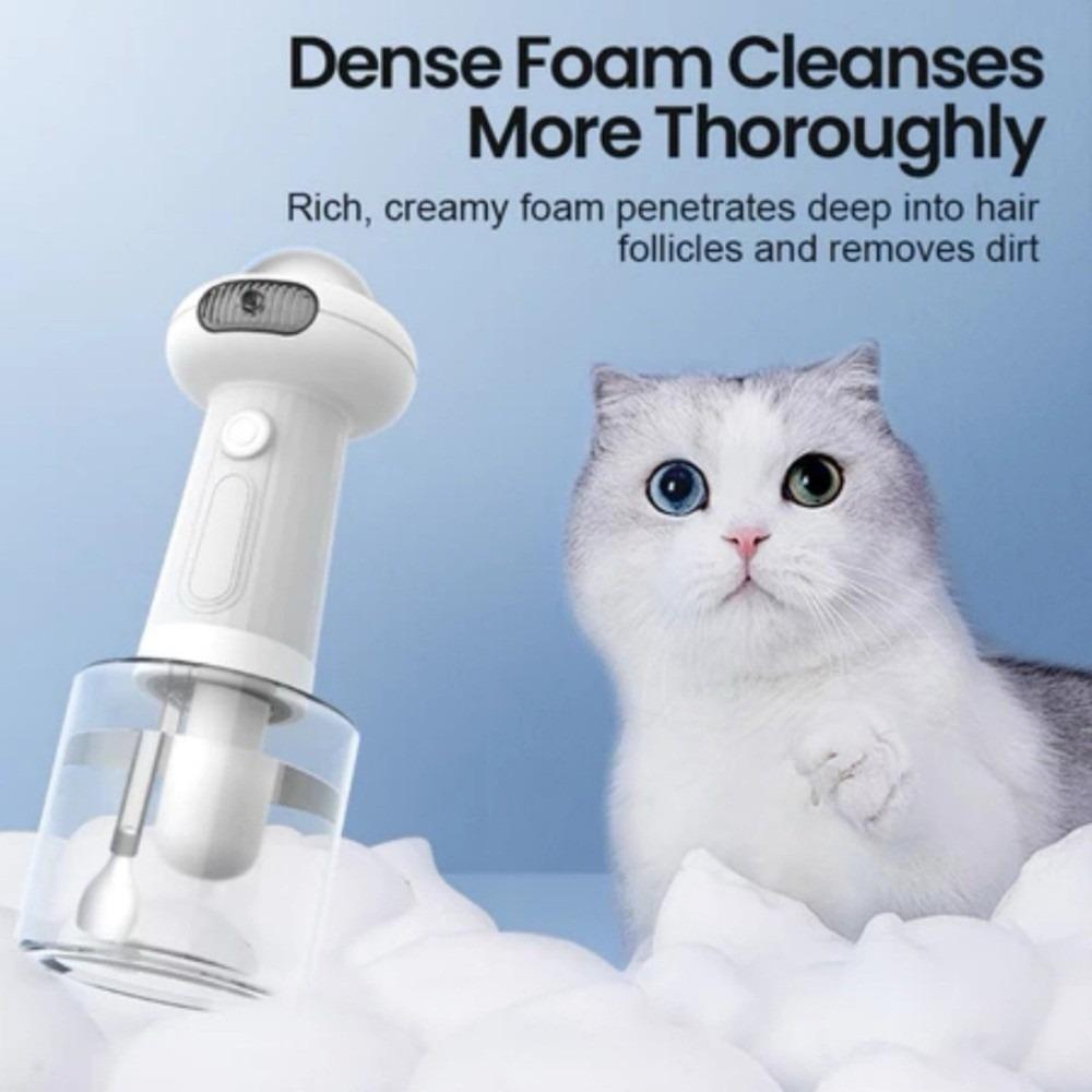 Lättanvänd hundrengöringssåpedispenser Schampo Automatisk Skumspruta Husdjursbadmaskin Katt