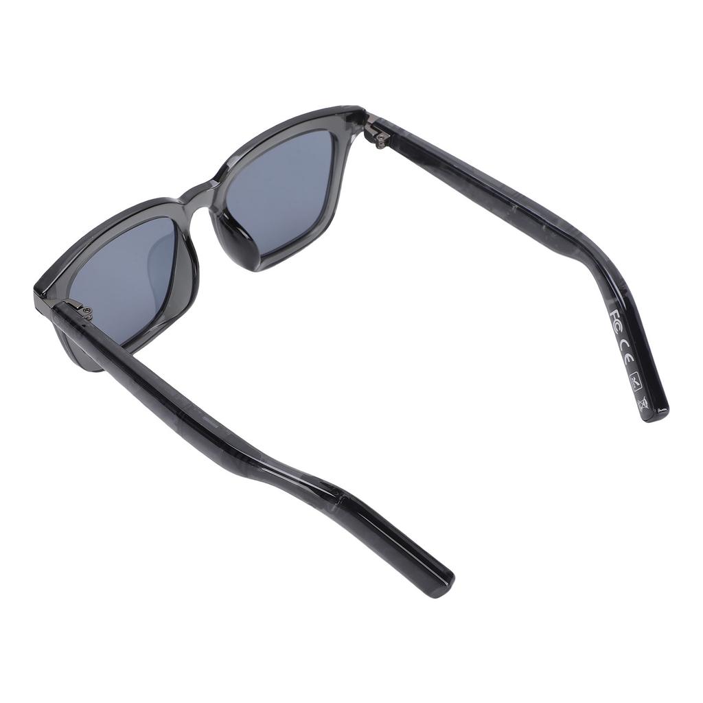 Intelligente Sonnenbrille KI-Übersetzer Bluetooth Musik Anruf Halbtransparenter Grauer Rahmen Intelligente Brille für Reisen