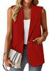 Spring/Summer 2026 Women's Sleeveless Commuting Waistcoat Suit