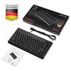 Perix PLUS Keyboard with Trackball 2 USB Hubs 14mm Optical Trackball USB Size 315x147x23mm Cable For Commercial Use English Keyboard Layout