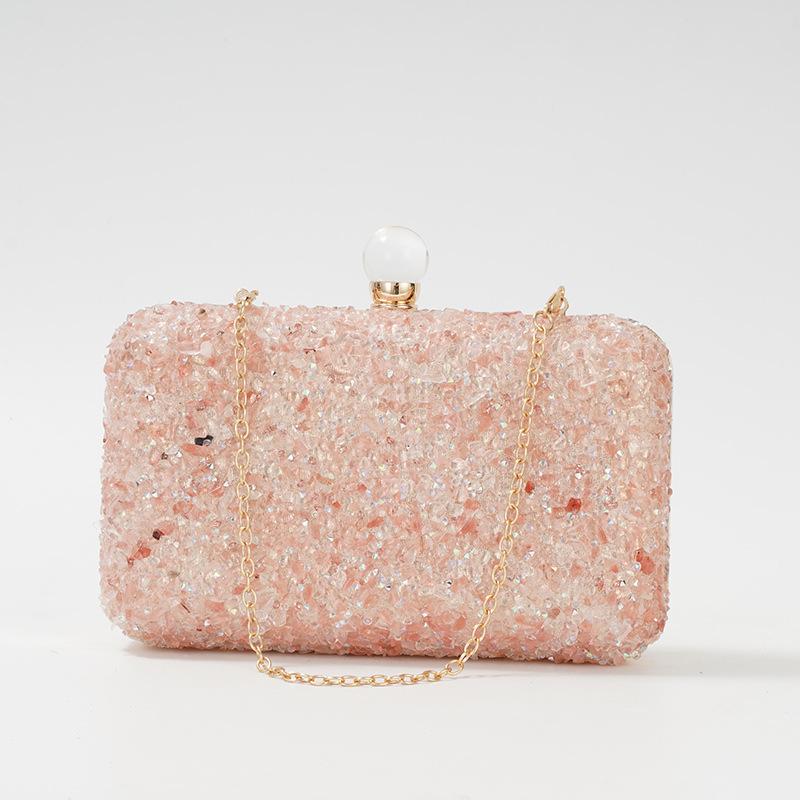 Schitterende Dames Avond Clutch Tas Pailletten Bling Bruiloft Portemonnee Lang China Schouder Portemonnee Mode Dame Diner Feest Tassen