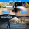 Clip On Solar Motion Lights Solar Fence Lights Outside with 36 LEDs Outdoor Waterproof Portable Solar Powered Security Light New