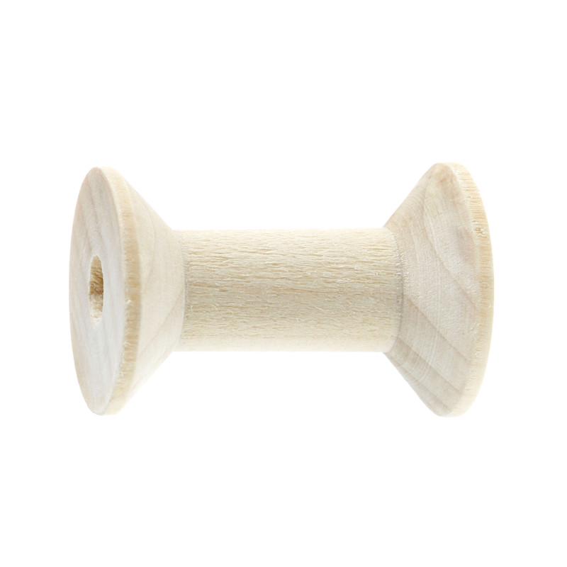10 Pz Bobine Vuote in Legno per Filo, Cavo, Lavori ad Ago 47mmx31mm