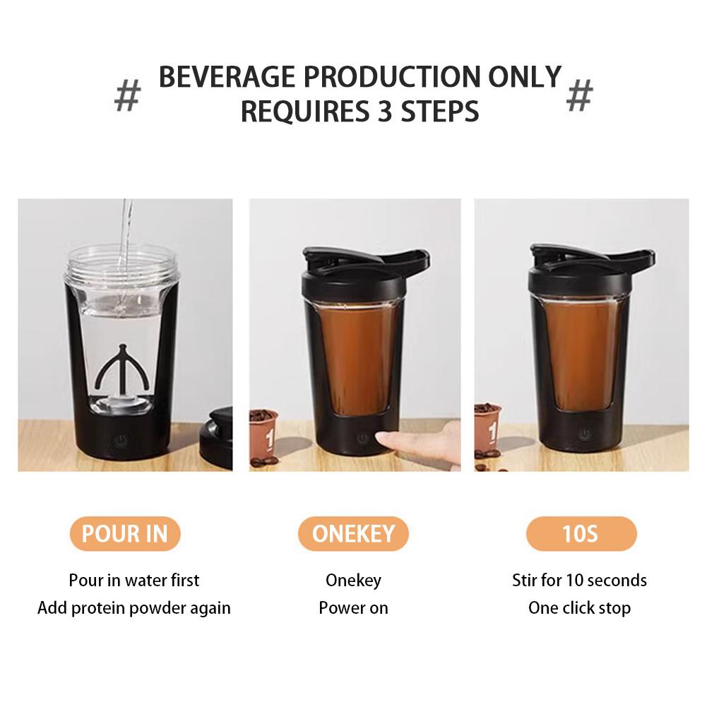 Unisex Personalized Electric Mixing Cup High Temperature Resistance Water Cup For Outdoor Activities