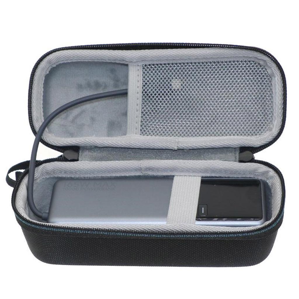 EVA Case Pouch Scratch Resistant Hard Box with Mesh Pocket for Built-in Cable Power Banks Splashproof Storage Bag