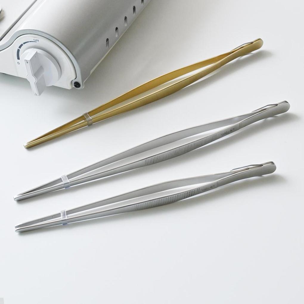 Stainless Steel Cooking Tweezers, Silver Tongs
