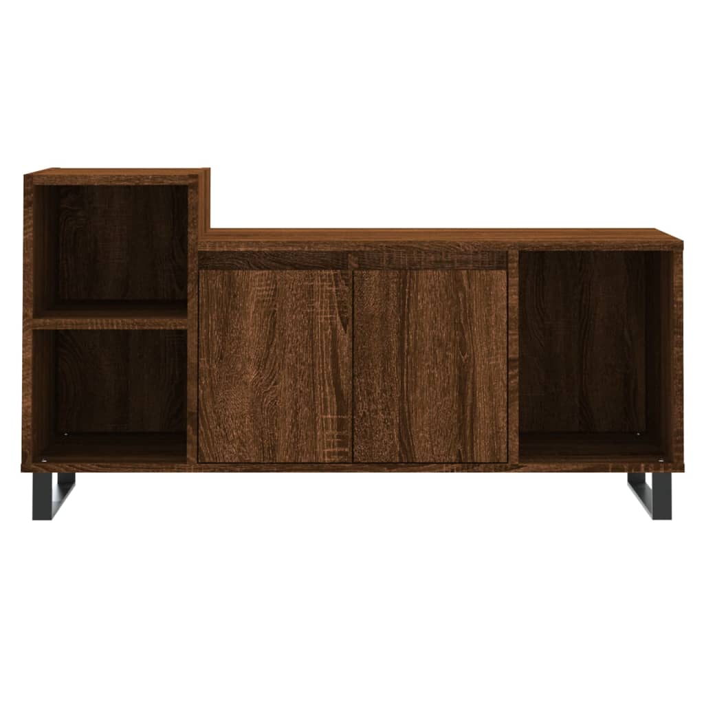 TV Cabinet Brown Oak Look 100 x 35 x 55 cm Engineered Wood