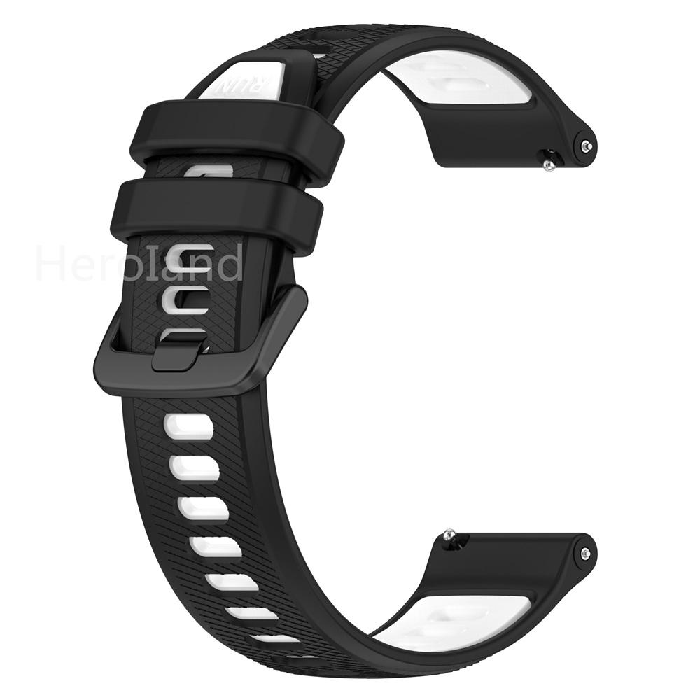 Fashion Silicone 22mm Watchband For Garmin Forerunner 265 Strap Smart Wristband For Garmin Forerunner 255 Band Bracelet +Film