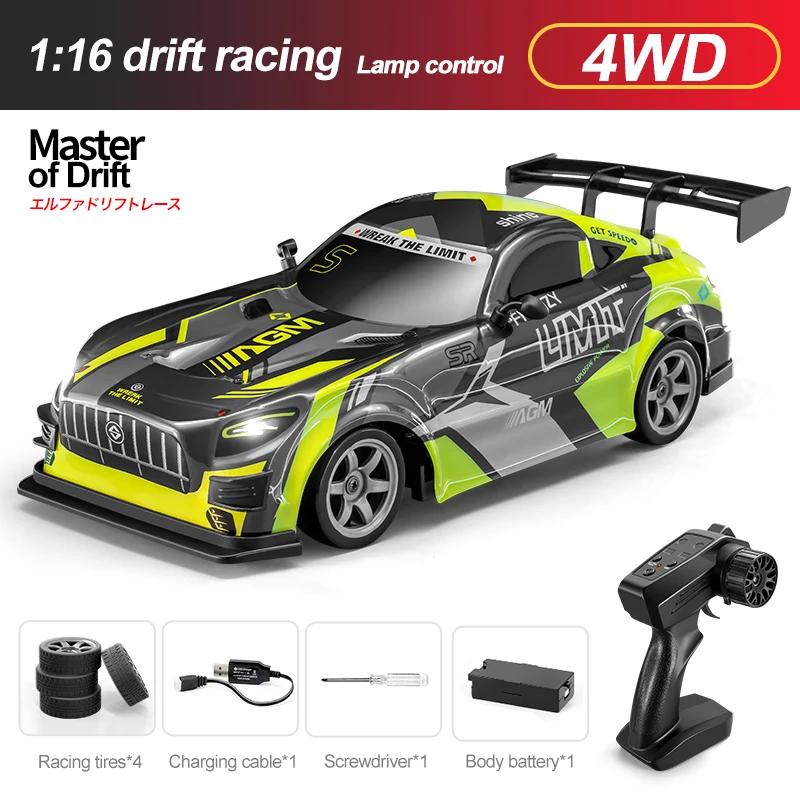 

1/16 Four-Wheel Drive RC Drift Car Competitive High Speed Crash Resistant Remote Control Panel Racing Vehicle Electric Playthings ideal for Children