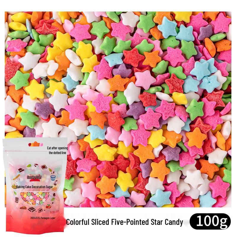 Bunte Zuckerformen: Herzen & Kurven zum Dekorieren von Kuchen, Desserts & Donuts