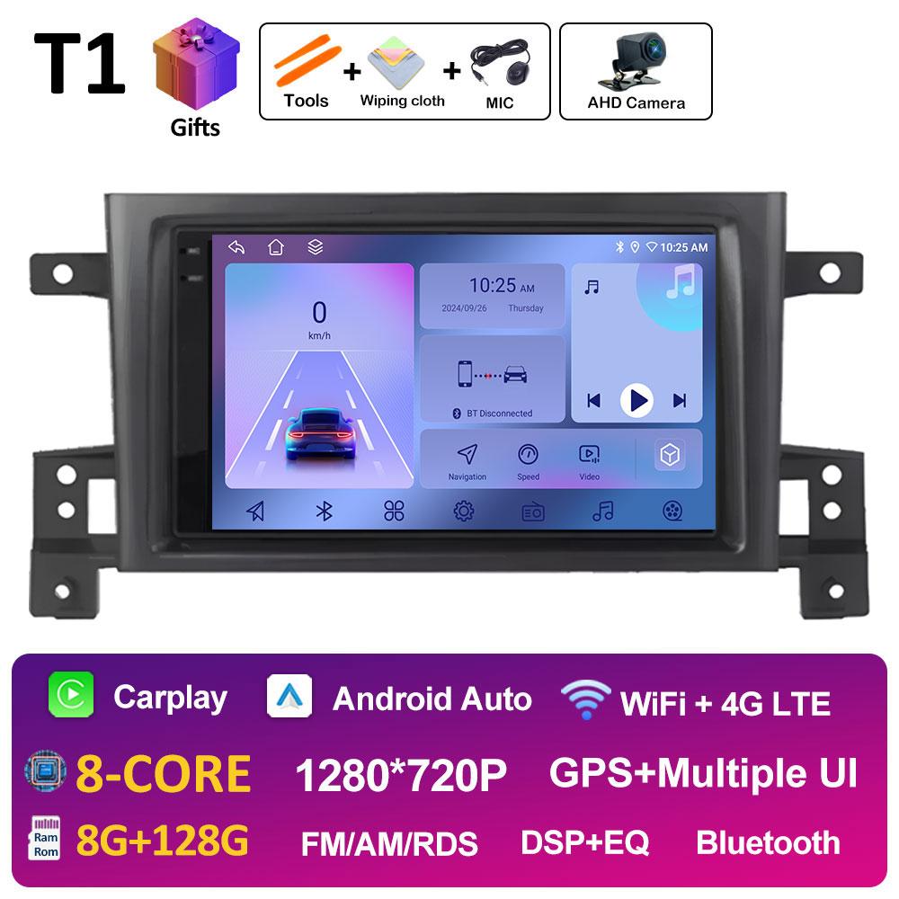 Smart System GPS Navigation For Suzuki Grand Vitara 3 2005 2006 2007 2008 2009 - 2015 Wireless Carplay Car Video Player No 2 din
