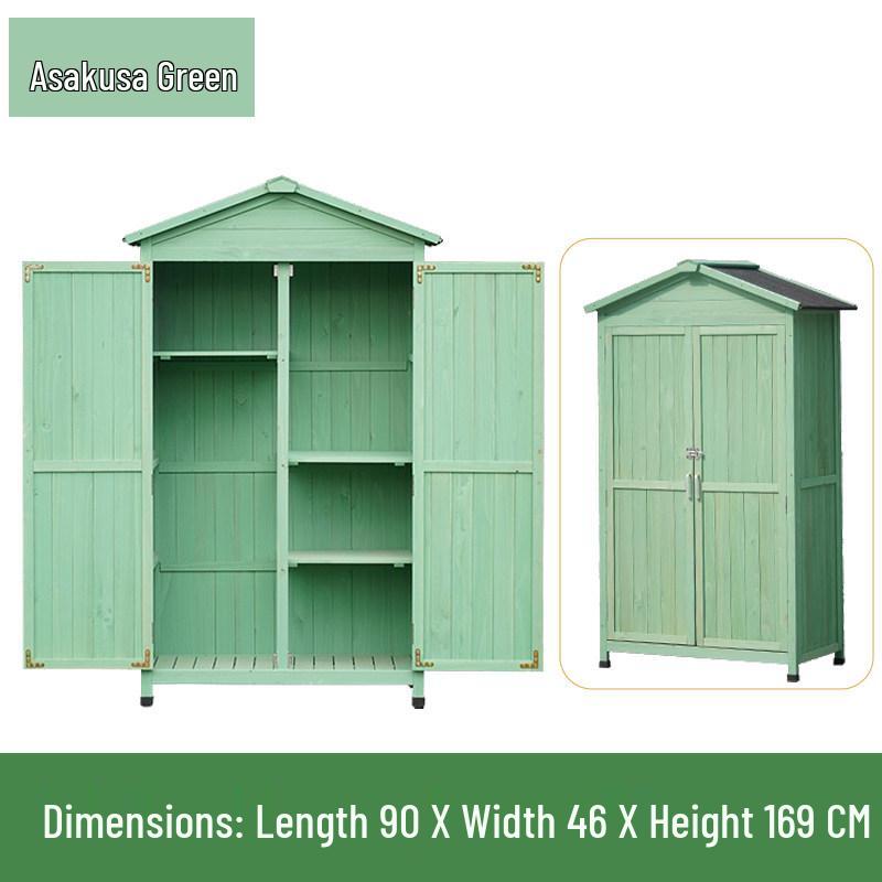 Outdoor Anti-Corrosion Sunscreen Storage Cabinet for Garden and Courtyard