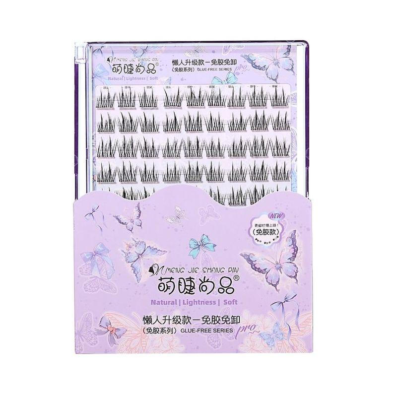 Aimo - Natural Crisscross Glue-Free Cluster False Eyelashes