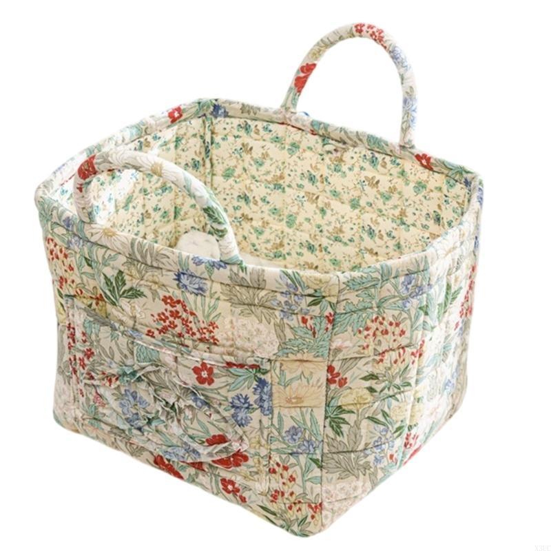 Trendy Handmade Small Polyester Storage Baskets with Handy Organizers Home Accessory for Any Room Organization X3UC
