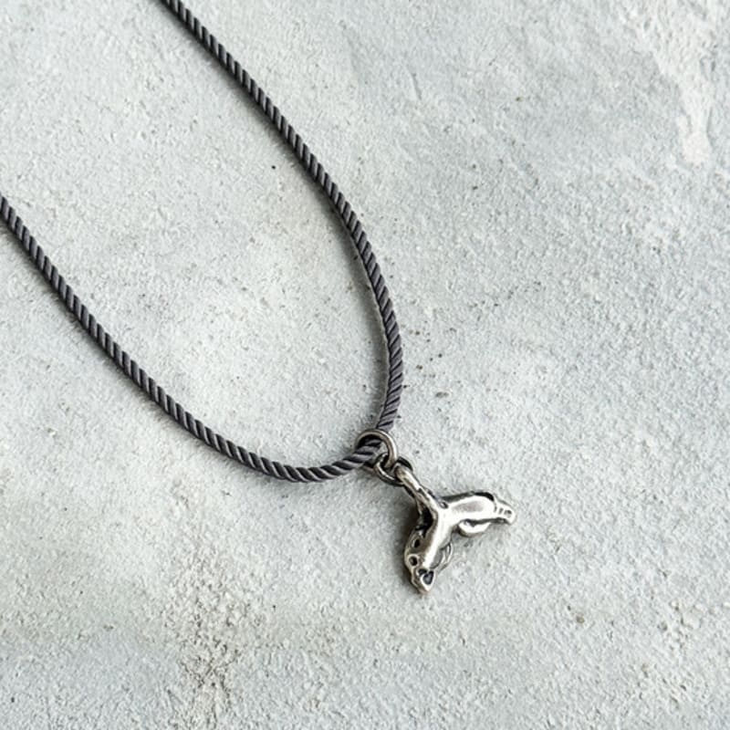 

TO.STONE [Rope Cord Type] Guided by Fortune ANTIQUE SILVER(oil painting) L size Black_41cm(38cm+3cm)