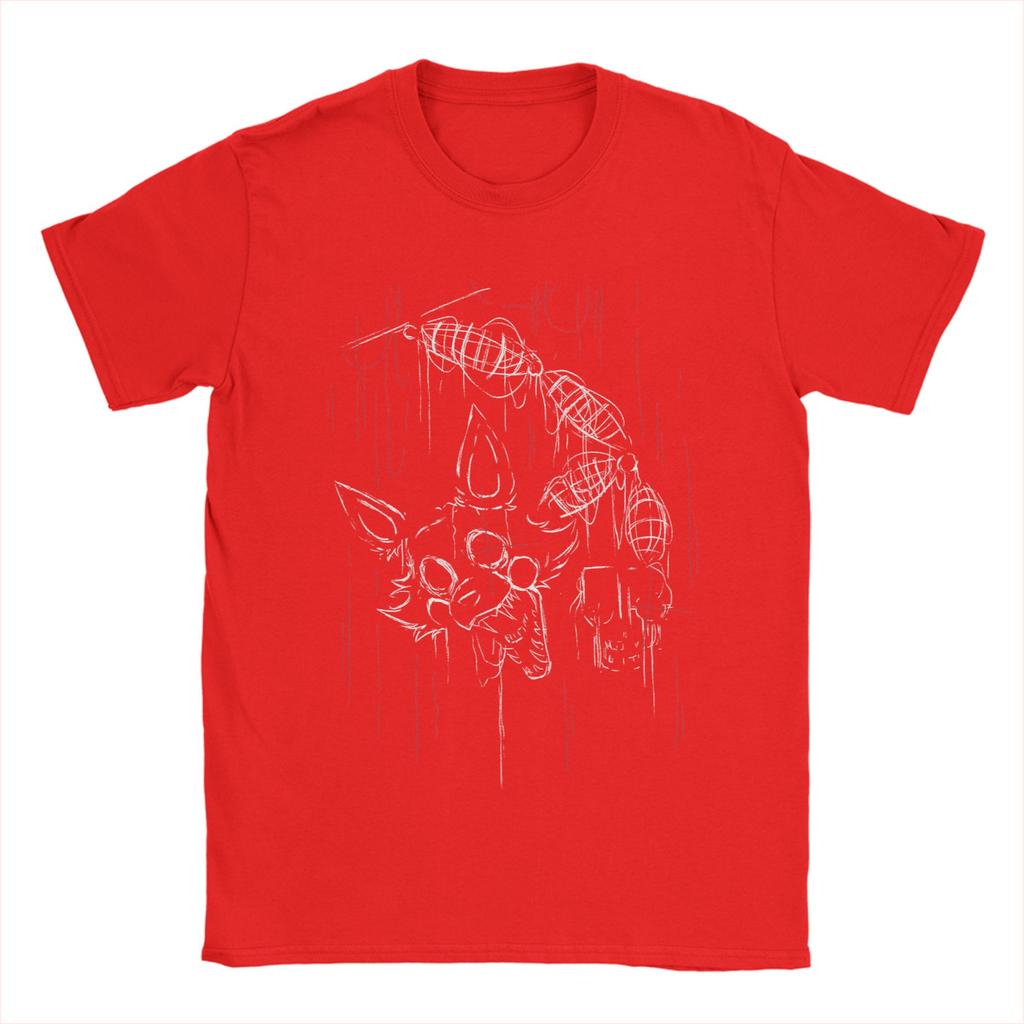 Mangle Freddyed Bonnie Spiel T-Shirts Herren Neuheit Reines Baumwoll-T-Shirts Rundhals Kurzarm T-Shirts Geschenk Oberteile