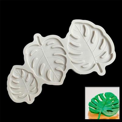 Fondant Mold Cake Mould Plant Leaf Monstera Leaves Chocolate Silicone Baking Diy